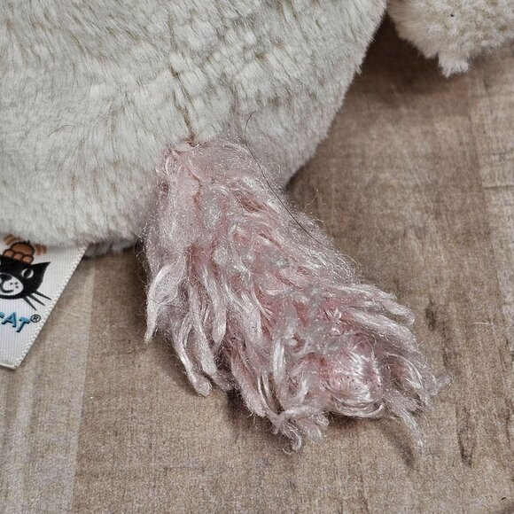 Jellycat Bashful Unicorn Plush Pink White Well Loved - Picture 9 of 9